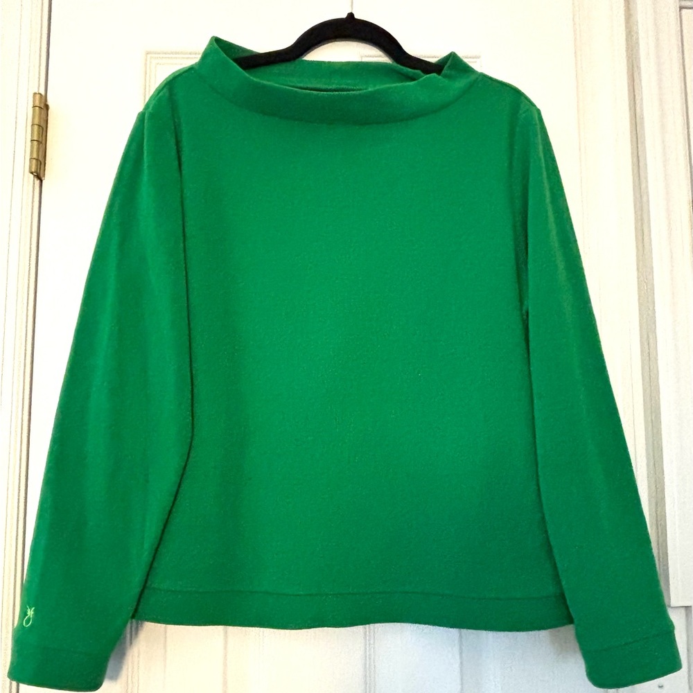 Dudley Stephens Kelly Green Brighton Boat Neck Sweater